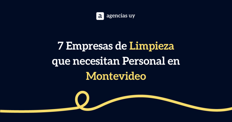 7 Empresas de Limpieza que Necesitan Personal en Montevideo