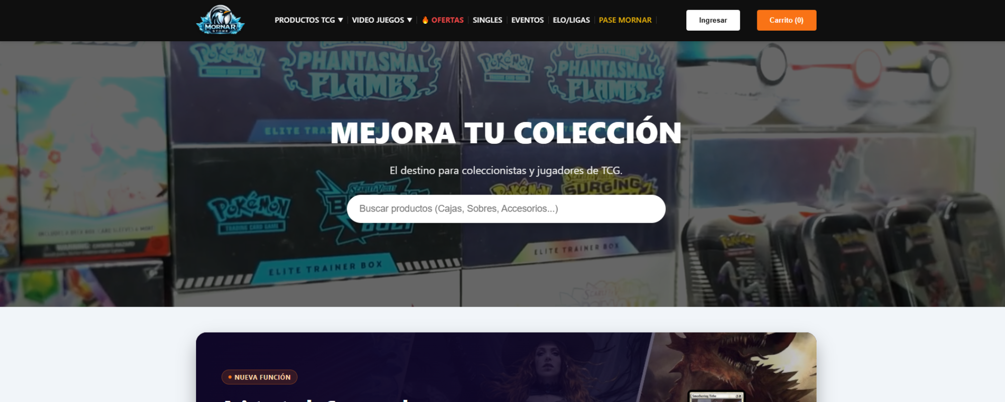 Tiendas de Juegos en Uruguay, Mornar Store TCG